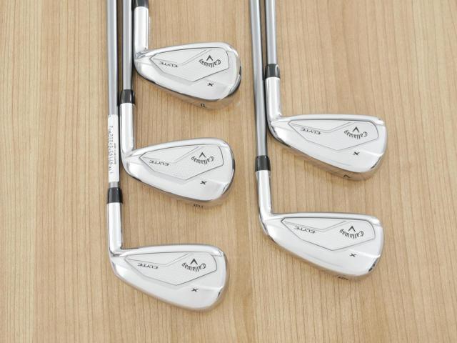 Iron set : Callaway : ชุดเหล็ก Callaway ELYTE X (ออกปี 2025 ตีง่ายมาก ไกล Japan Spec.) มีเหล็ก 6-Pw (5 ชิ้น) ก้านกราไฟต์ Fujikura MC 80 Flex S