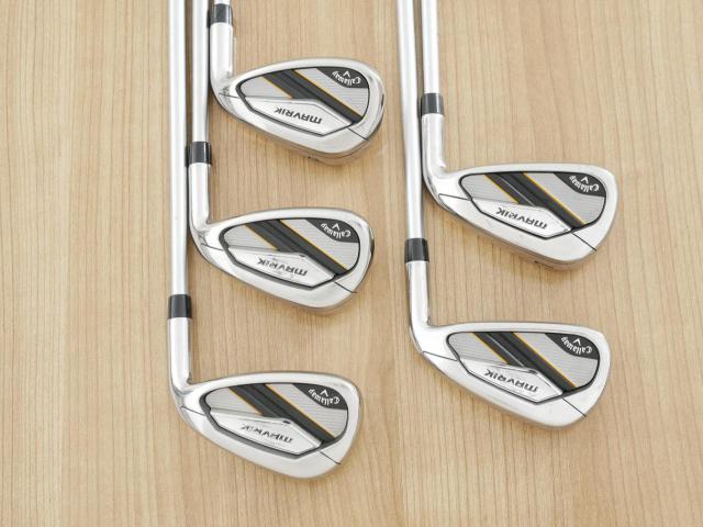 Iron set : Callaway : ชุดเหล็ก Callaway Mavrik (ปี 2020 ตีง่าย ไกลมากๆ) มีเหล็ก 6-Pw (5 ชิ้น) ก้านกราไฟต์ Mitsubishi Diamana 50 Flex S