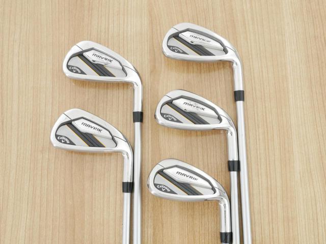 Iron set : Callaway : ชุดเหล็ก Callaway Mavrik (ปี 2020 ตีง่าย ไกลมากๆ) มีเหล็ก 6-Pw (5 ชิ้น) ก้านกราไฟต์ Mitsubishi Diamana 50 Flex S