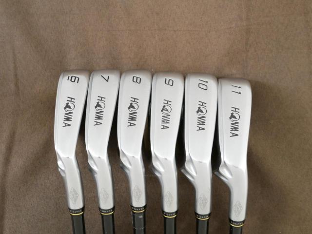 Iron set : Honma : Honma Beres MG703 (หน้าเด้ง) มีเหล็ก 6-11 (6 ชิ้น เทียบเท่า 5-Pw) ก้าน ARMRQ UD49 Flex R (1 ดาว)