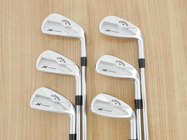 Iron set : Callaway : ชุดเหล็ก Callaway X Forged (ปี 2019) มีเหล็ก 5-Pw (6 ชิ้น) ก้านเหล็ก NS Pro 950 Flex S