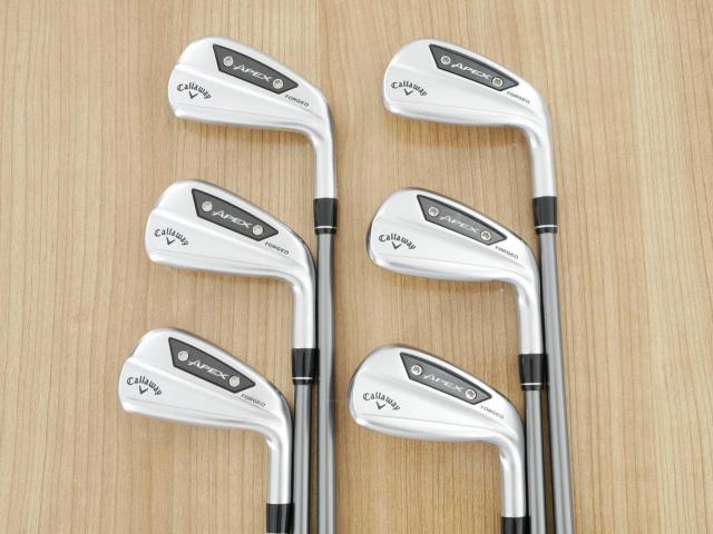 Iron set : Callaway : ชุดเหล็ก Callaway APEX Ai200 Forged (รุ่นล่าสุด ออกปี 2024) มีเหล็ก 5-Pw (6 ชิ้น) ก้านกราไฟต์ Fujikura MC 80 Flex S