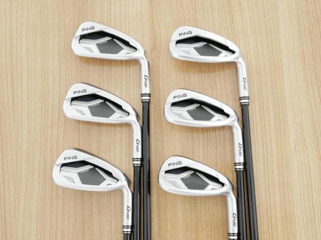 Iron set : Ping : ชุดเหล็ก Ping G430 (ออกปี 2023 Japan Spec. ใบใหญ่ ง่าย ไกล) มีเหล็ก 6-W,45 (6 ชิ้น) ก้านกราไฟต์ Ping ALTA J CB Flex SR