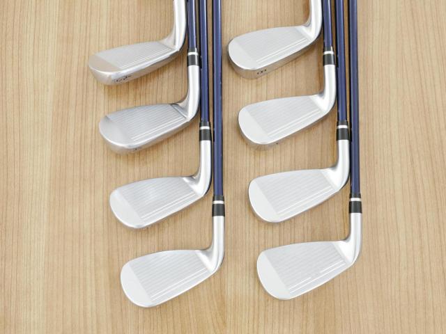 Iron set : Yamaha : ชุดเหล็ก Yamaha Inpres UD+2 (ออกปี 2021 ตีไกลที่สุด ไกลกว่าเหล็กทั่วไป 2 เบอร์ หน้าเด้ง COR 0.822) มีเหล็ก 5-Pw,Aw,As (8 ชิ้น) ก้านกราไฟต์ Fujikura Air Speeder M421i Flex R