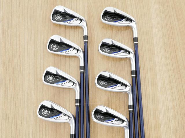 Iron set : Yamaha : ชุดเหล็ก Yamaha Inpres UD+2 (ออกปี 2021 ตีไกลที่สุด ไกลกว่าเหล็กทั่วไป 2 เบอร์ หน้าเด้ง COR 0.822) มีเหล็ก 5-Pw,Aw,As (8 ชิ้น) ก้านกราไฟต์ Fujikura Air Speeder M421i Flex R