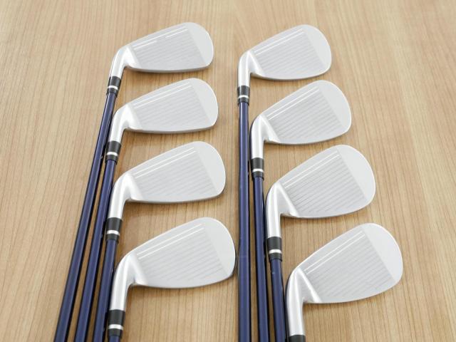 Iron set : Yamaha : ชุดเหล็ก Yamaha Inpres UD+2 (ออกปี 2021 ตีไกลที่สุด ไกลกว่าเหล็กทั่วไป 2 เบอร์ หน้าเด้ง COR 0.822) มีเหล็ก 5-Pw,Aw,As (8 ชิ้น) ก้านกราไฟต์ Fujikura Air Speeder M421i Flex R