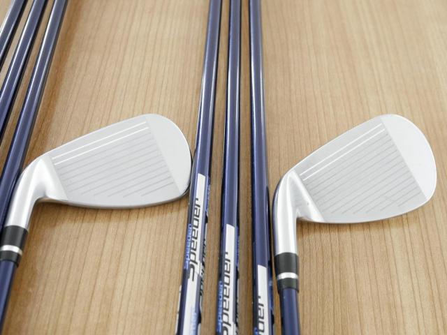 Iron set : Yamaha : ชุดเหล็ก Yamaha Inpres UD+2 (ออกปี 2021 ตีไกลที่สุด ไกลกว่าเหล็กทั่วไป 2 เบอร์ หน้าเด้ง COR 0.822) มีเหล็ก 5-Pw,Aw,As (8 ชิ้น) ก้านกราไฟต์ Fujikura Air Speeder M421i Flex R