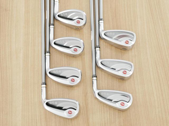 Iron set : PRGR : ชุดเหล็กกระเทย PRGR NEW Egg (ปี 2020 ตีง่ายและไกลมากๆ เด้งสุดๆ COR 0.82) มีเหล็ก 7-Pw,Aw,As,Sw (7 ชิ้น) ก้านกราไฟต์ M-35 Flex R2