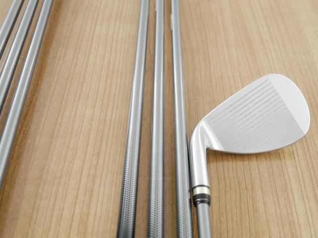 Iron set : PRGR : ชุดเหล็กกระเทย PRGR NEW Egg (ปี 2020 ตีง่ายและไกลมากๆ เด้งสุดๆ COR 0.82) มีเหล็ก 7-Pw,Aw,As,Sw (7 ชิ้น) ก้านกราไฟต์ M-35 Flex R2