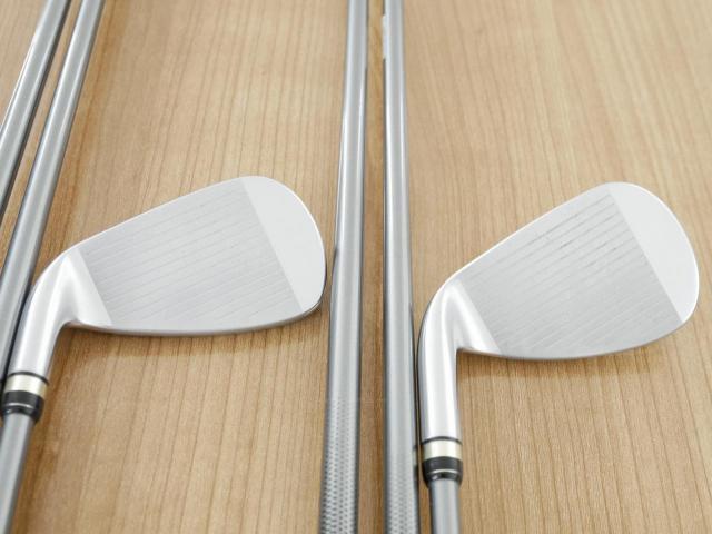 Iron set : PRGR : ชุดเหล็กกระเทย PRGR NEW Egg (ปี 2020 ตีง่ายและไกลมากๆ เด้งสุดๆ COR 0.82) มีเหล็ก 7-Pw,Aw,As,Sw (7 ชิ้น) ก้านกราไฟต์ M-35 Flex R2
