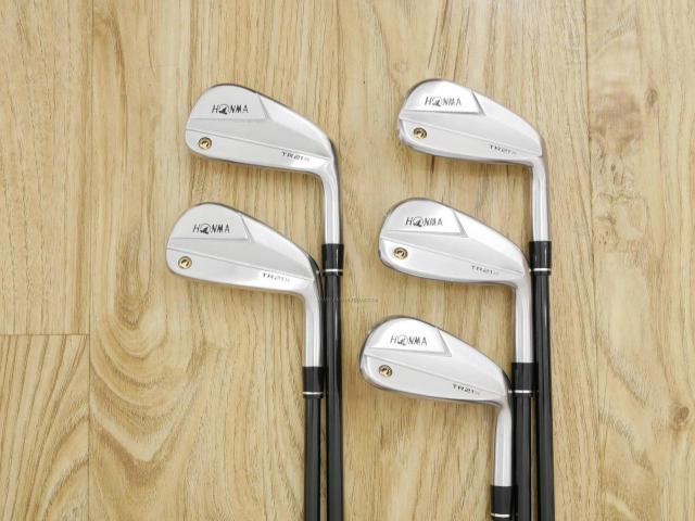 Iron set : Honma : ชุดเหล็ก Honma Tour World TR21X (ออกปี 2021 ตีง่าย ไกล) มีเหล็ก 6-10 (5 ชิ้น) ก้านกราไฟต์ Honma Vizard TR20-65 Flex R