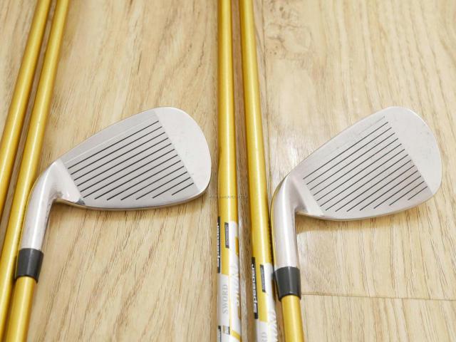 Iron set : Katana : ชุดเหล็ก Katana Sword ATC-589a (หน้าเด้ง) มีเหล็ก 6-Pw,Aw (6 ชิ้น) ก้านกราไฟต์ Fujikura Speeder 589 Flex SR