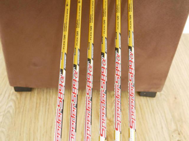 Iron set : Katana : ชุดเหล็ก Katana Sword ATC-589a (หน้าเด้ง) มีเหล็ก 6-Pw,Aw (6 ชิ้น) ก้านกราไฟต์ Fujikura Speeder 589 Flex SR