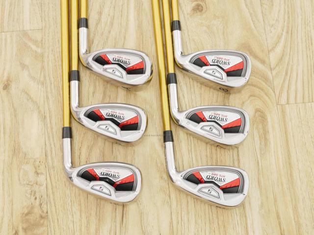 Iron set : Katana : ชุดเหล็ก Katana Sword ATC-589a (หน้าเด้ง) มีเหล็ก 6-Pw,Aw (6 ชิ้น) ก้านกราไฟต์ Fujikura Speeder 589 Flex SR