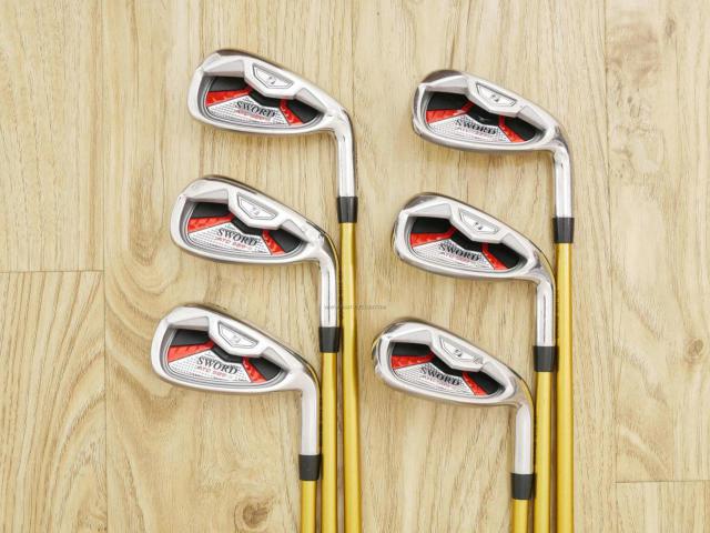 Iron set : Katana : ชุดเหล็ก Katana Sword ATC-589a (หน้าเด้ง) มีเหล็ก 6-Pw,Aw (6 ชิ้น) ก้านกราไฟต์ Fujikura Speeder 589 Flex SR