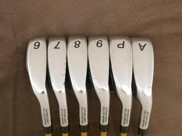 Iron set : Katana : ชุดเหล็ก Katana Sword ATC-589a (หน้าเด้ง) มีเหล็ก 6-Pw,Aw (6 ชิ้น) ก้านกราไฟต์ Fujikura Speeder 589 Flex SR
