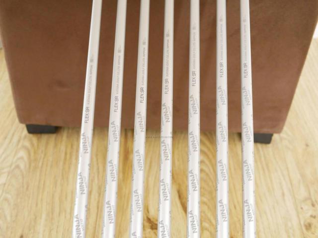 Iron set : Katana : ชุดเหล็ก Katana NINJA Hybrid Iron (รุ่นปี 2021 หน้าเด้ง ตีไกลมาก) มีเหล็ก 6-Pw,Aw,Sw (7 ชิ้น) ก้านกราไฟต์ Flex SR