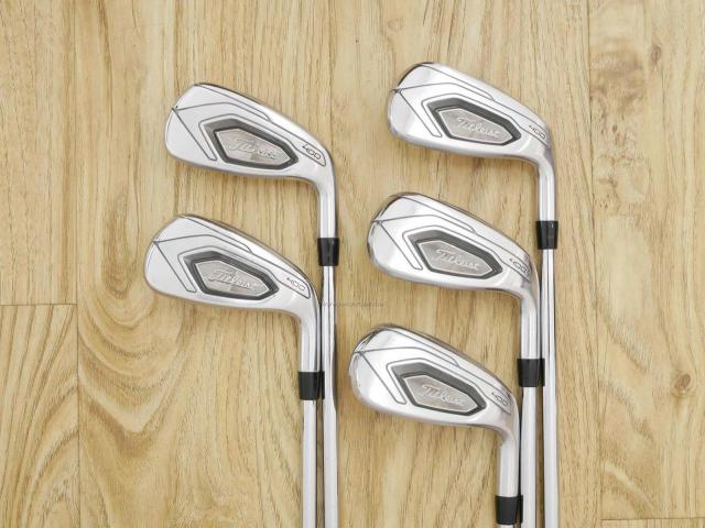 Iron set : Titleist : ชุดเหล็ก Titleist T400 (ตีง่ายที่สุด ไกลที่สุด ออกปี 2020) มีเหล็ก 7-Pw,43 (5 ชิ้น) ก้านเหล็ก NS Pro ZELOS 7 Flex S