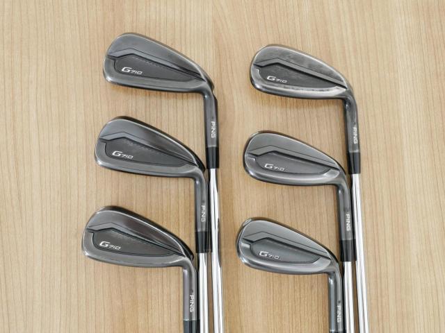Iron set : Ping : ชุดเหล็ก Ping G710 (รุ่นปี 2021 Japan Spec. ใบใหญ่ ง่ายที่สุด ไกลที่สุดของ Ping) มีเหล็ก 6-Pw,Aw (6 ชิ้น) ก้านเหล็ก NS Pro 950 NEO Flex S