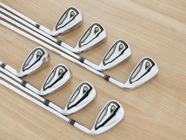 Iron set : Taylormade : ชุดเหล็ก Taylormade Gloire (รุ่นท๊อปสุด Japan Spec. ใบใหญ่ ตีง่าย ไกล) มีเหล็ก 5-Pw,Aw,Sw (8 ชิ้น) ก้านเหล็ก NS Pro 850 Flex R