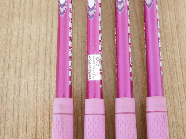 Lady club : All : ชุดเหล็ก Tsuruya Quincy ES (ตีง่าย) มีเหล็ก 7,9,Pw,Sw (4 ชิ้น) ก้านกราไฟต์ Flex L