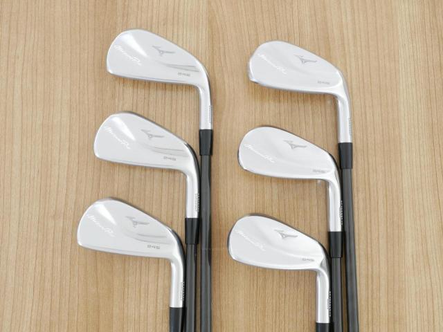 Iron set : Mizuno : ชุดเหล็ก Mizuno Pro 245 Forged (ปี 2024 นุ่ม แน่น ระยะดี) มีเหล็ก 5-Pw (6 ชิ้น) ก้านกราไฟต์ Mitsubishi OTI 75 Flex R