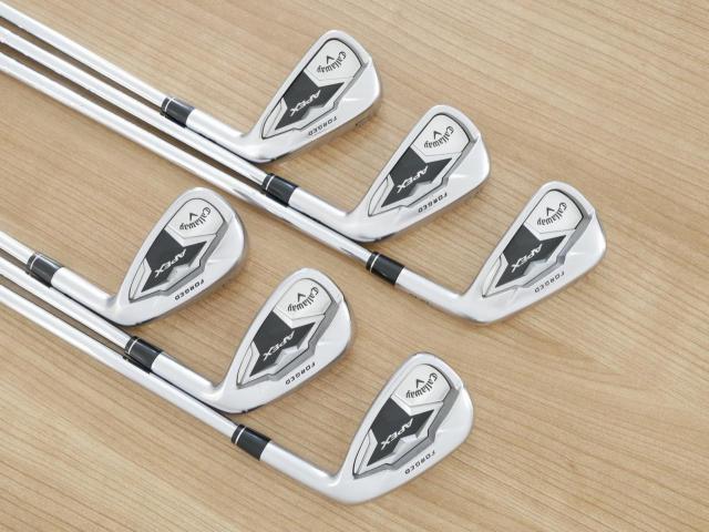 Iron set : Callaway : ชุดเหล็ก Callaway APEX Forged (ออกปี 2019) มีเหล็ก 5-Pw (6 ชิ้น) ก้านเหล็ก NS Pro Modus 105 Flex S