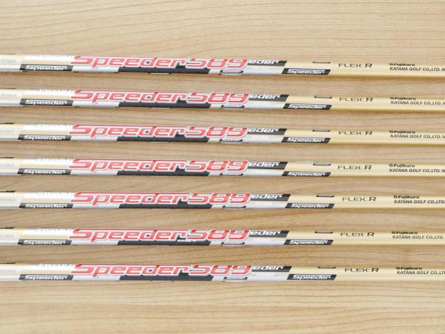 Iron set : Katana : ชุดเหล็ก Katana Sword Sniper 589 (หน้าเด้ง) มีเหล็ก 6-Pw,Aw,Sw (7 ชิ้น) ก้านกราไฟต์ Speeder 589 Flex R
