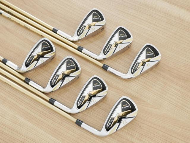 Iron set : Katana : ชุดเหล็ก Katana Sword Sniper 589 (หน้าเด้ง) มีเหล็ก 6-Pw,Aw,Sw (7 ชิ้น) ก้านกราไฟต์ Speeder 589 Flex R