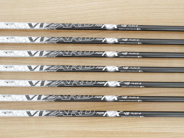 Iron set : Honma : ชุดเหล็ก Honma Beres NX (รุ่นปี 2023) มีเหล็ก 7-11,Aw,Sw (7 ชิ้น) ก้านกราไฟต์ Honma Vizard 45 Flex S