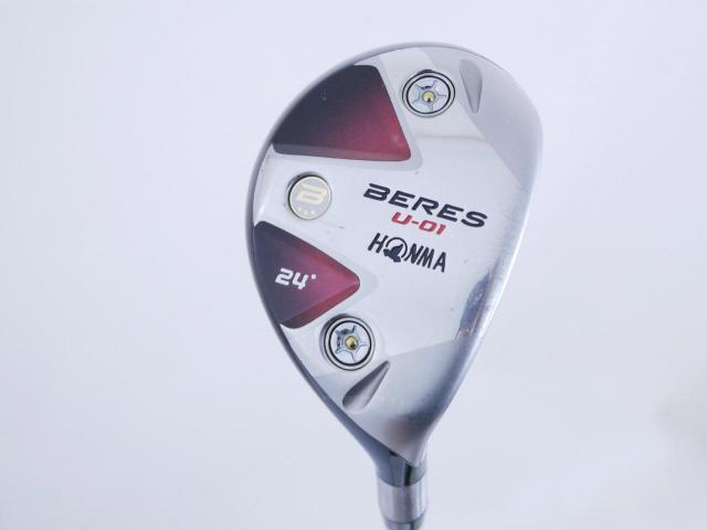 Fairway Wood : Honma : **ก้าน 3 ดาว** ไม้กระเทย Honma Beres U-01 Loft 24 ก้าน ARMRQ 6 (54) Flex R (3 ดาว)