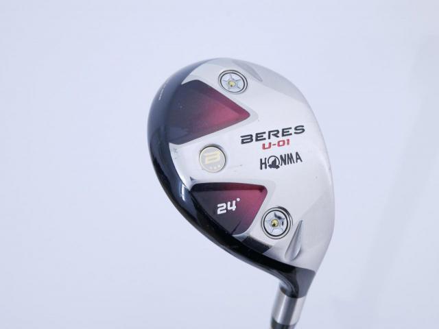 Fairway Wood : Honma : **ก้าน 3 ดาว** ไม้กระเทย Honma Beres U-01 Loft 24 ก้าน ARMRQ 6 (54) Flex R (3 ดาว)