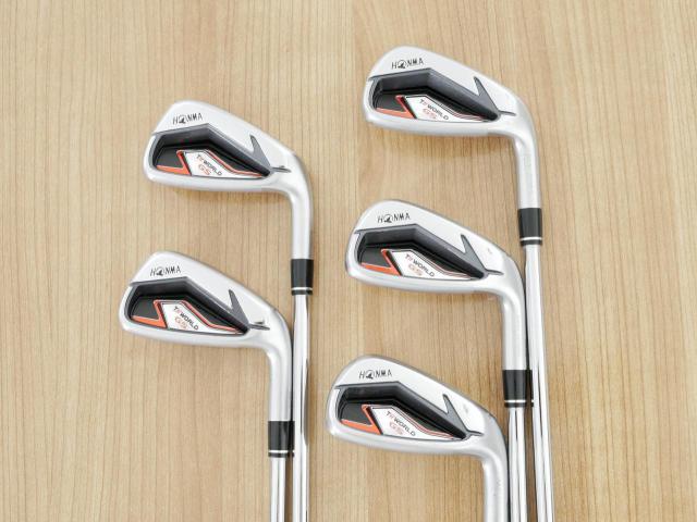 Iron set : Honma : ชุดเหล็ก Honma Tour World GS (ออกปี 2021 ใบใหญ่ ตีง่าย ไกล) มีเหล็ก 6-10 (5 ชิ้น) ก้านเหล็ก NS Pro 950 NEO Flex R
