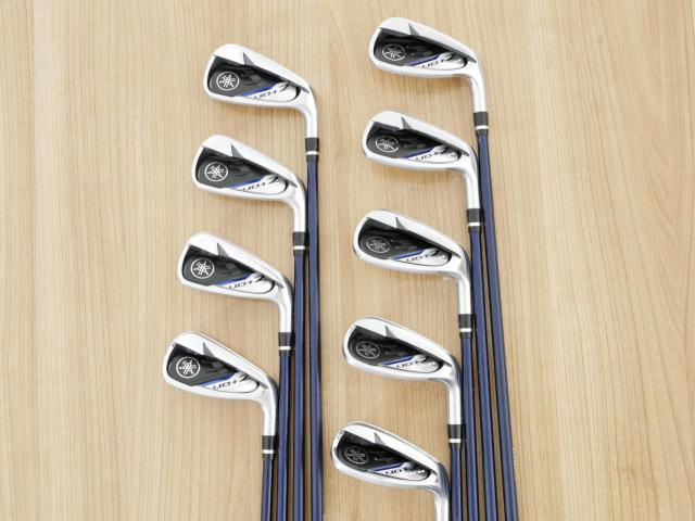 Iron set : Yamaha : ชุดเหล็ก Yamaha Inpres UD+2 (ออกปี 2021 ตีไกลที่สุด ไกลกว่าเหล็กทั่วไป 2 เบอร์ หน้าเด้ง COR 0.822) มีเหล็ก 5-Pw,Aw,As,Sw (9 ชิ้น เต็มเซ็ต) ก้านกราไฟต์ Fujikura Air Speeder M421i Flex R