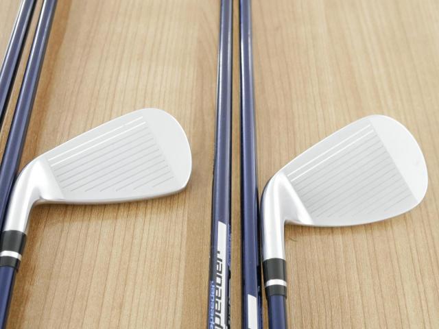 Iron set : Yamaha : ชุดเหล็ก Yamaha Inpres UD+2 (ออกปี 2021 ตีไกลที่สุด ไกลกว่าเหล็กทั่วไป 2 เบอร์ หน้าเด้ง COR 0.822) มีเหล็ก 5-Pw,Aw,As,Sw (9 ชิ้น เต็มเซ็ต) ก้านกราไฟต์ Fujikura Air Speeder M421i Flex R