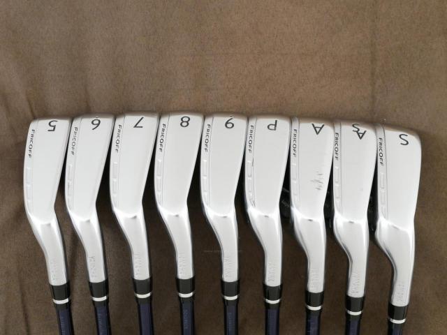 Iron set : Yamaha : ชุดเหล็ก Yamaha Inpres UD+2 (ออกปี 2021 ตีไกลที่สุด ไกลกว่าเหล็กทั่วไป 2 เบอร์ หน้าเด้ง COR 0.822) มีเหล็ก 5-Pw,Aw,As,Sw (9 ชิ้น เต็มเซ็ต) ก้านกราไฟต์ Fujikura Air Speeder M421i Flex R