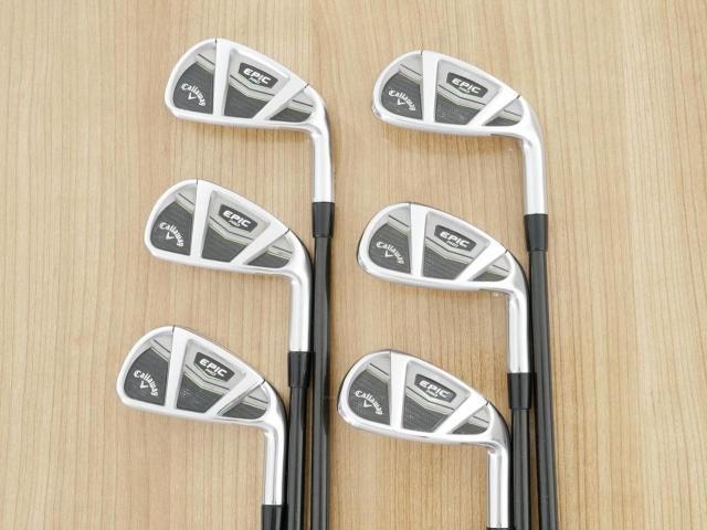 Iron set : Callaway : ชุดเหล็ก Callaway EPIC Pro (ปี 2018) มีเหล็ก 5-Pw (6 ชิ้น) ก้านกราไฟต์ Tour AD AD-75 Flex S
