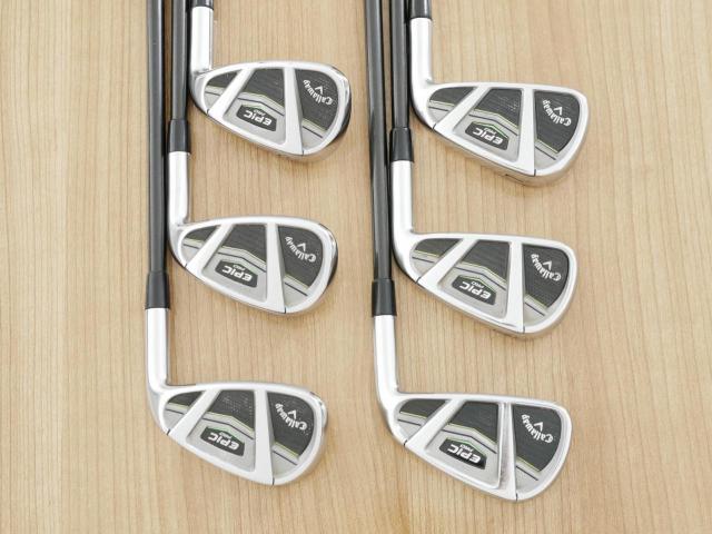 Iron set : Callaway : ชุดเหล็ก Callaway EPIC Pro (ปี 2018) มีเหล็ก 5-Pw (6 ชิ้น) ก้านกราไฟต์ Tour AD AD-75 Flex S