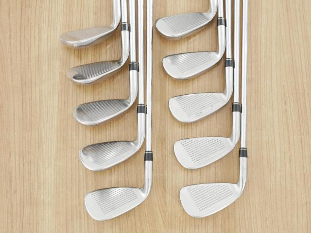 Iron set : Taylormade : ชุดเหล็ก Taylormade RAC OS มีเหล็ก 3-Pw,Aw,Sw (10 ชิ้น) ก้านเหล็ก NS Pro 850 Flex R