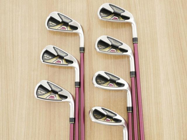 Iron set : Yonex : ชุดเหล็ก Yonex Royal DTP (ออกปี 2016 ท๊อปสุด ก้านดีมาก หน้าเด้ง ตีไกลสุดๆ) มีเหล็ก 6-Pw,Aw,Sw (7 ชิ้น) ก้านกราไฟต์ Flex R