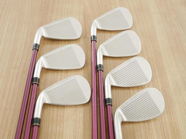 Iron set : Yonex : ชุดเหล็ก Yonex Royal DTP (ออกปี 2016 ท๊อปสุด ก้านดีมาก หน้าเด้ง ตีไกลสุดๆ) มีเหล็ก 6-Pw,Aw,Sw (7 ชิ้น) ก้านกราไฟต์ Flex R