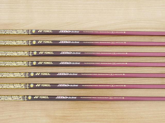 Iron set : Yonex : ชุดเหล็ก Yonex Royal DTP (ออกปี 2016 ท๊อปสุด ก้านดีมาก หน้าเด้ง ตีไกลสุดๆ) มีเหล็ก 6-Pw,Aw,Sw (7 ชิ้น) ก้านกราไฟต์ Flex R