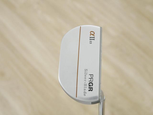 Putter : All : พัตเตอร์ PRGR Silver-Blade a II 03 (Mallet) ยาว 34 นิ้ว
