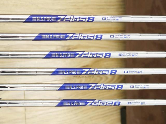 Iron set : PRGR : ชุดเหล็กกระเทย PRGR New Egg Forged (ตีง่ายมาก ไกล) มีเหล็ก 6-Pw,Aw (6 ชิ้น) ก้านเหล็ก NS Pro ZELOS 8 Flex R