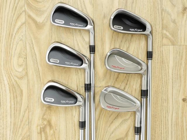 Iron set : PRGR : ชุดเหล็กกระเทย PRGR New Egg Forged (ตีง่ายมาก ไกล) มีเหล็ก 6-Pw,Aw (6 ชิ้น) ก้านเหล็ก NS Pro ZELOS 8 Flex R