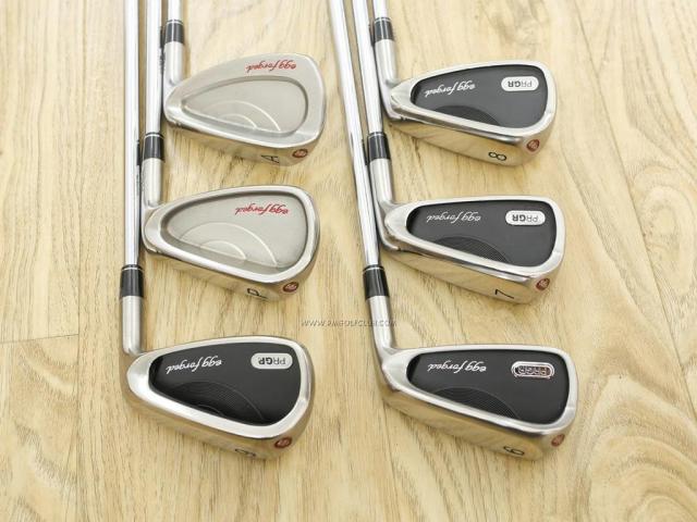 Iron set : PRGR : ชุดเหล็กกระเทย PRGR New Egg Forged (ตีง่ายมาก ไกล) มีเหล็ก 6-Pw,Aw (6 ชิ้น) ก้านเหล็ก NS Pro ZELOS 8 Flex R