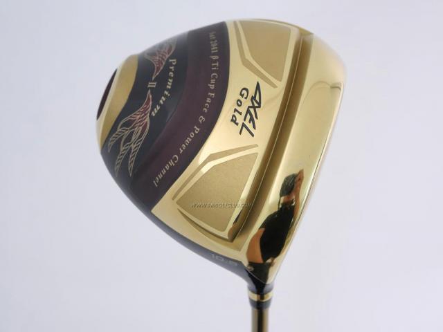 Driver : Tsuruya : Tsuruya AXEL Gold Premium II (รุ่นปี 2017 ตัวท๊อป หน้าเด้งสุดๆ COR 0.86 ของใหม่ 4 หมื่น) Loft 10.5 Flex R