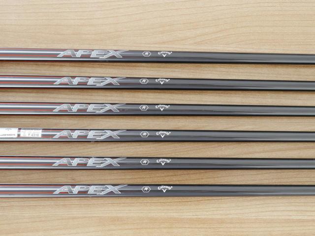 Iron set : Callaway : ชุดเหล็ก Callaway APEX Forged มีเหล็ก 5-Pw (6 ชิ้น) ก้านกราไฟต์ Flex R