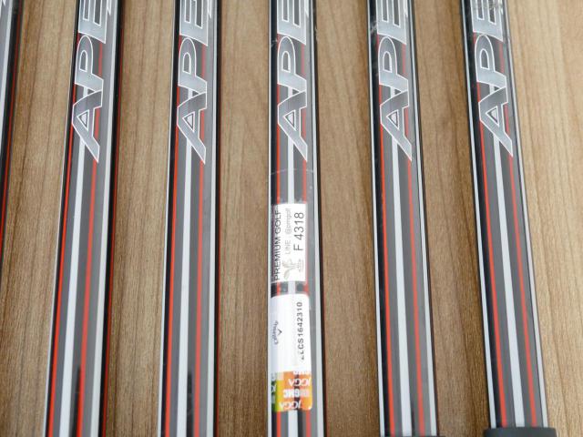 Iron set : Callaway : ชุดเหล็ก Callaway APEX Forged มีเหล็ก 5-Pw (6 ชิ้น) ก้านกราไฟต์ Flex R