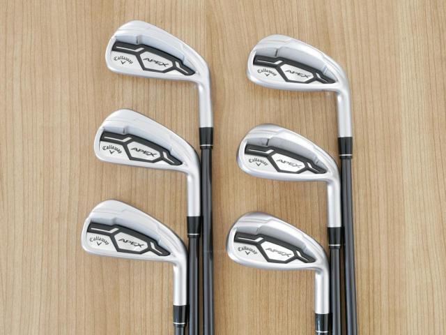 Iron set : Callaway : ชุดเหล็ก Callaway APEX Forged มีเหล็ก 5-Pw (6 ชิ้น) ก้านกราไฟต์ Flex R
